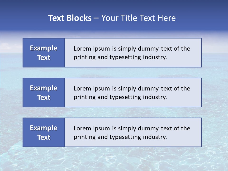 Paradise Direction Trip PowerPoint Template