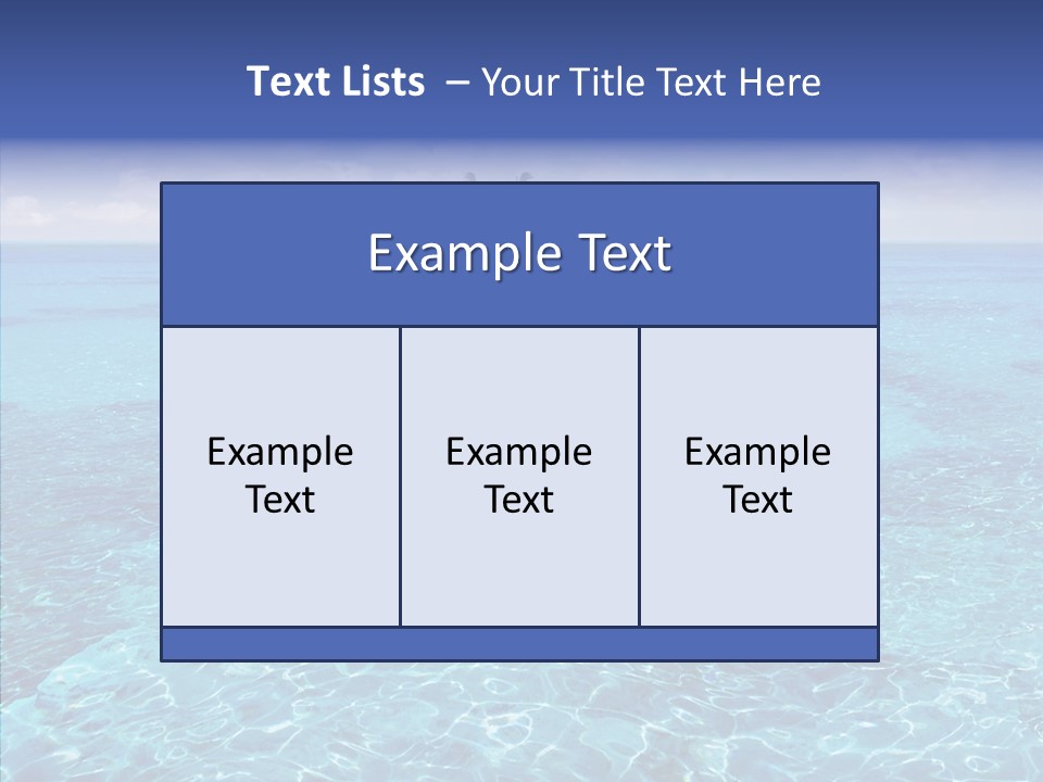 Paradise Direction Trip PowerPoint Template