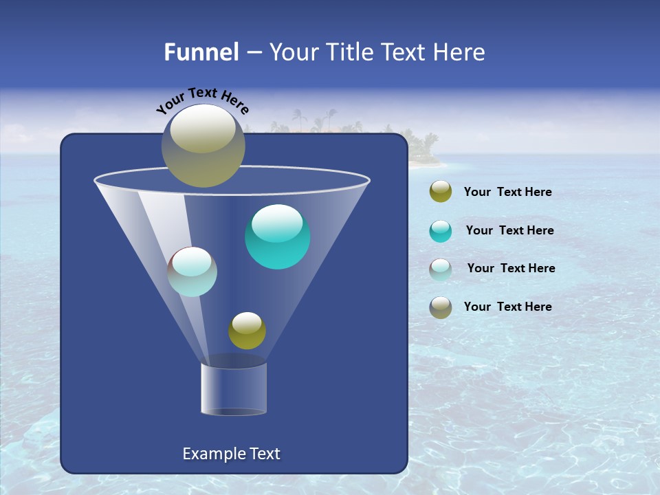 Paradise Direction Trip PowerPoint Template