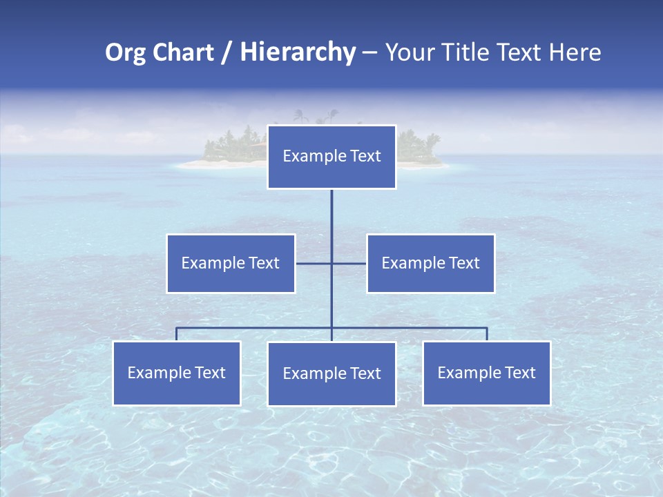 Paradise Direction Trip PowerPoint Template