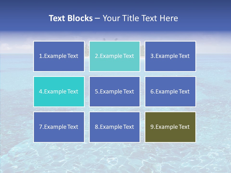 Paradise Direction Trip PowerPoint Template