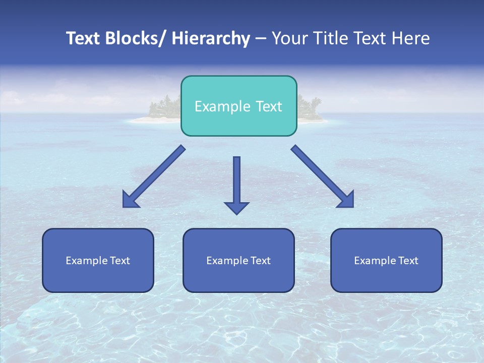 Paradise Direction Trip PowerPoint Template