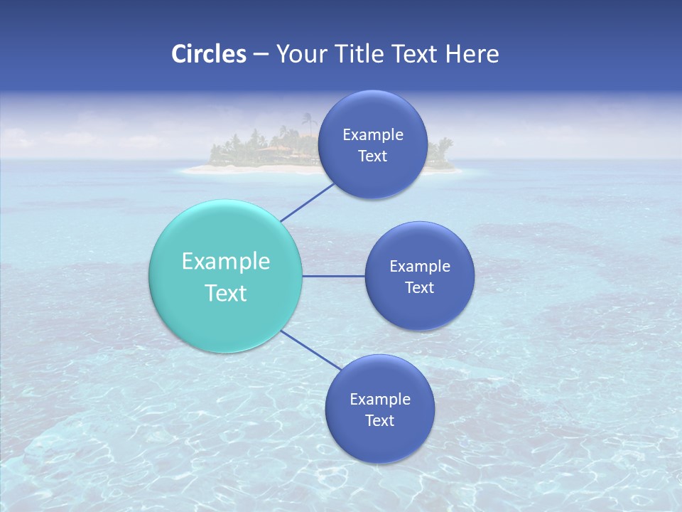 Paradise Direction Trip PowerPoint Template