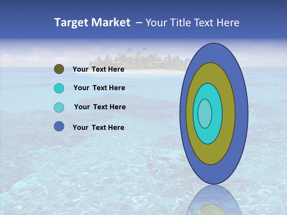 Paradise Direction Trip PowerPoint Template