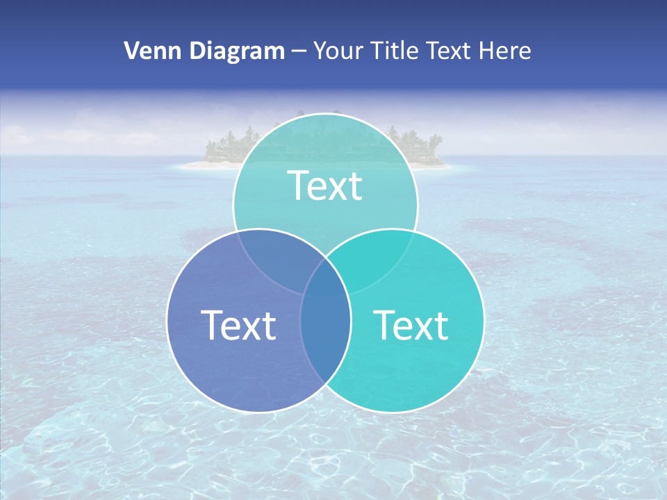 Paradise Direction Trip PowerPoint Template