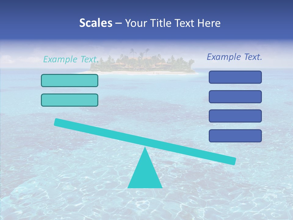 Paradise Direction Trip PowerPoint Template