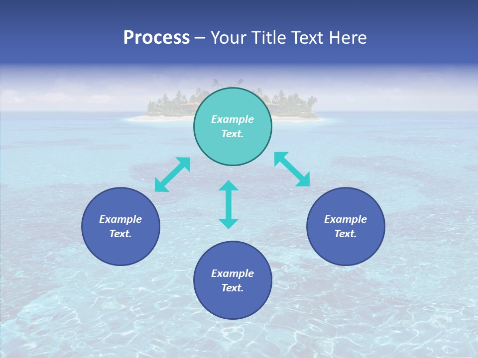 Paradise Direction Trip PowerPoint Template