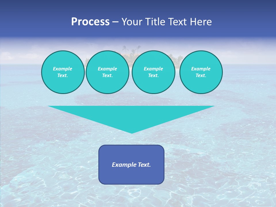 Paradise Direction Trip PowerPoint Template