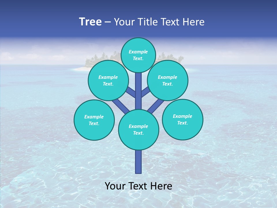 Paradise Direction Trip PowerPoint Template