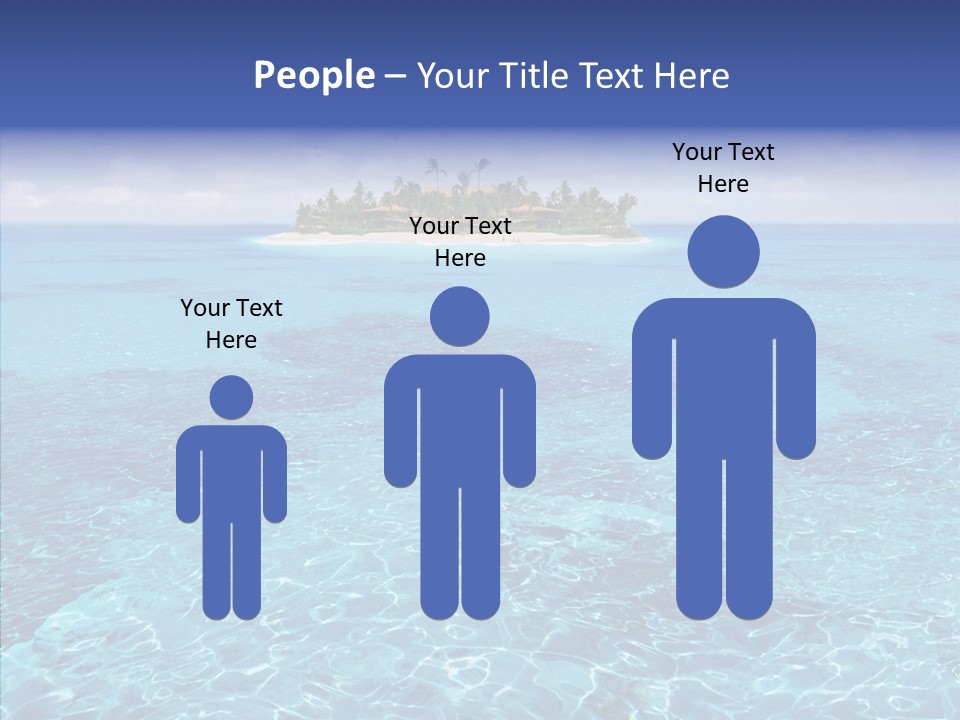 Paradise Direction Trip PowerPoint Template