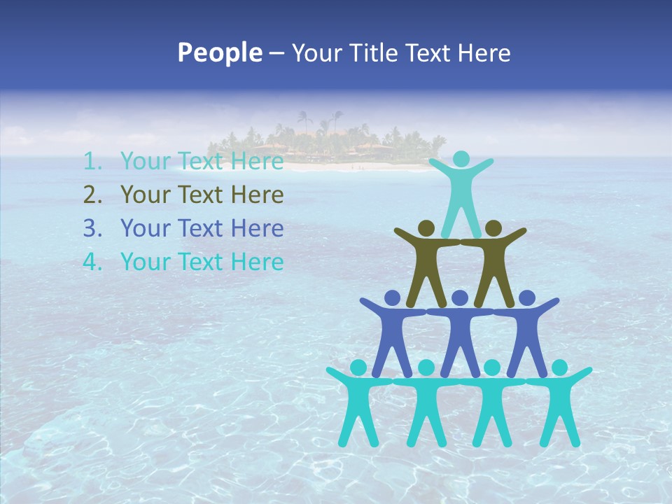 Paradise Direction Trip PowerPoint Template