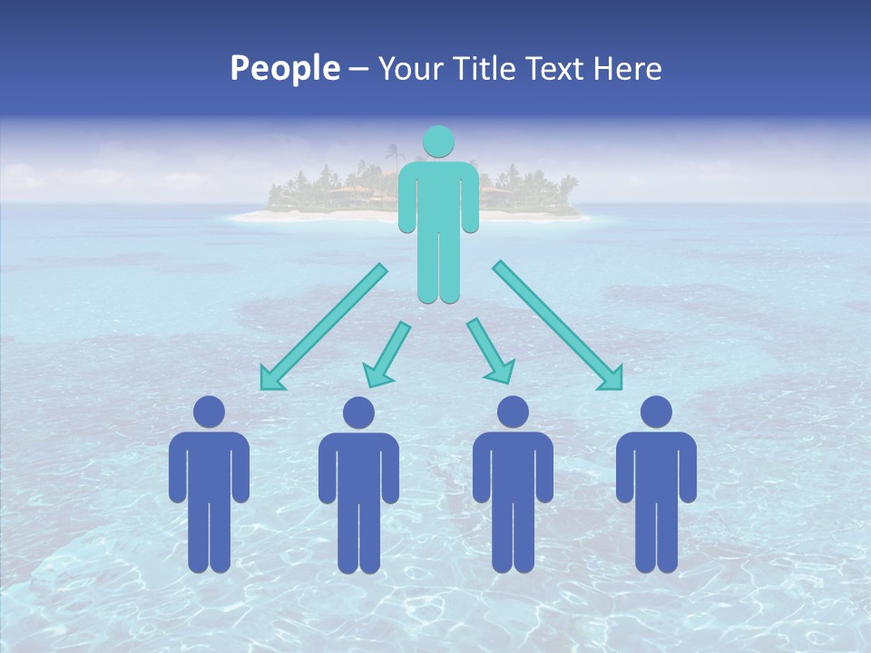 Paradise Direction Trip PowerPoint Template