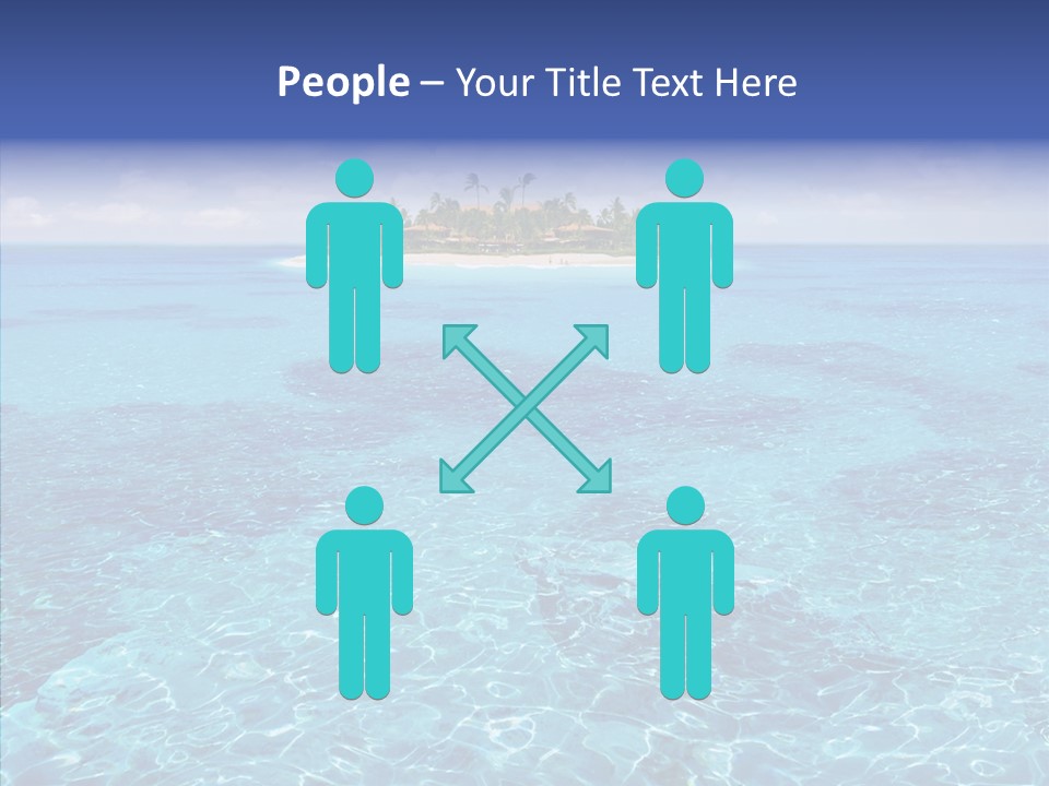 Paradise Direction Trip PowerPoint Template