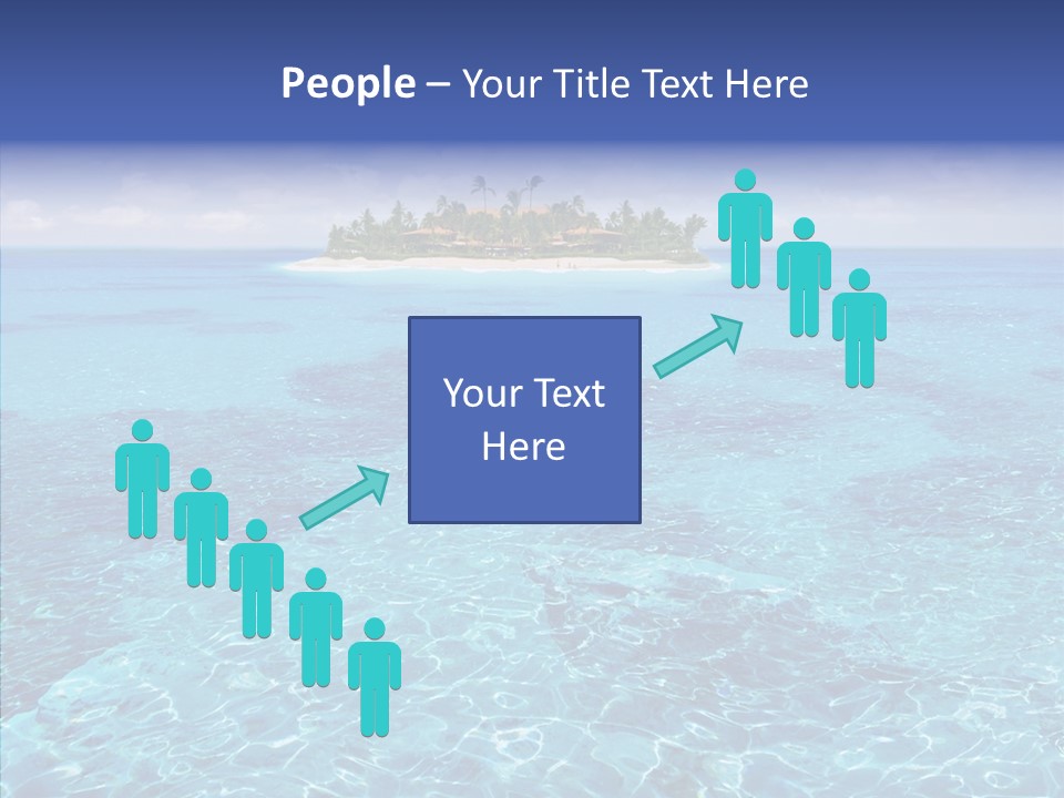 Paradise Direction Trip PowerPoint Template