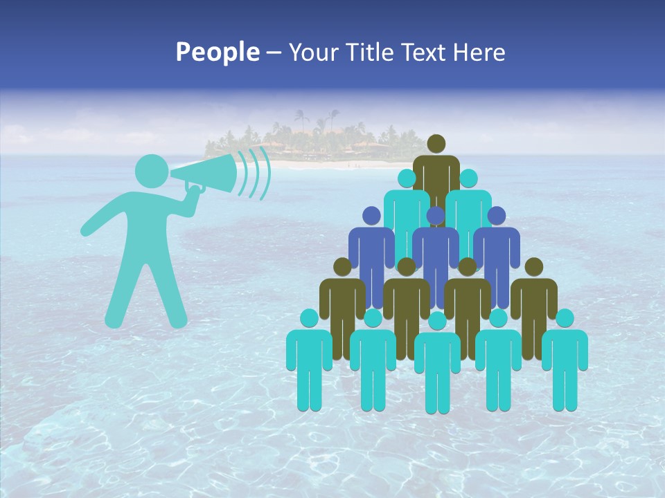 Paradise Direction Trip PowerPoint Template