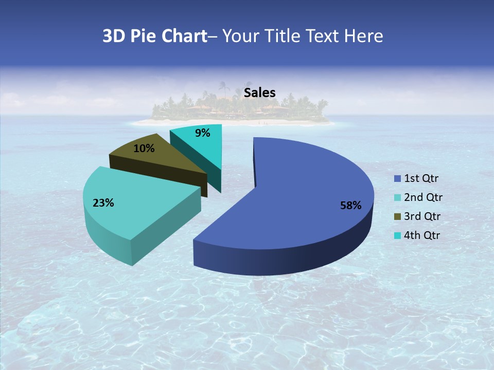 Paradise Direction Trip PowerPoint Template