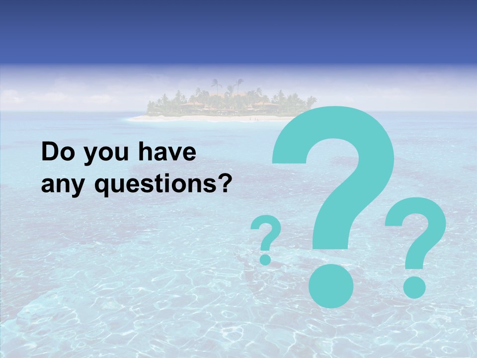 Paradise Direction Trip PowerPoint Template