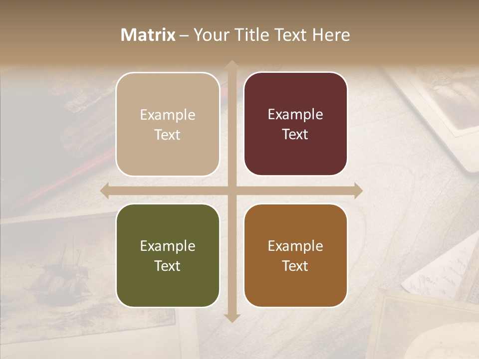 Sepia Handwriting Old Fashioned PowerPoint Template