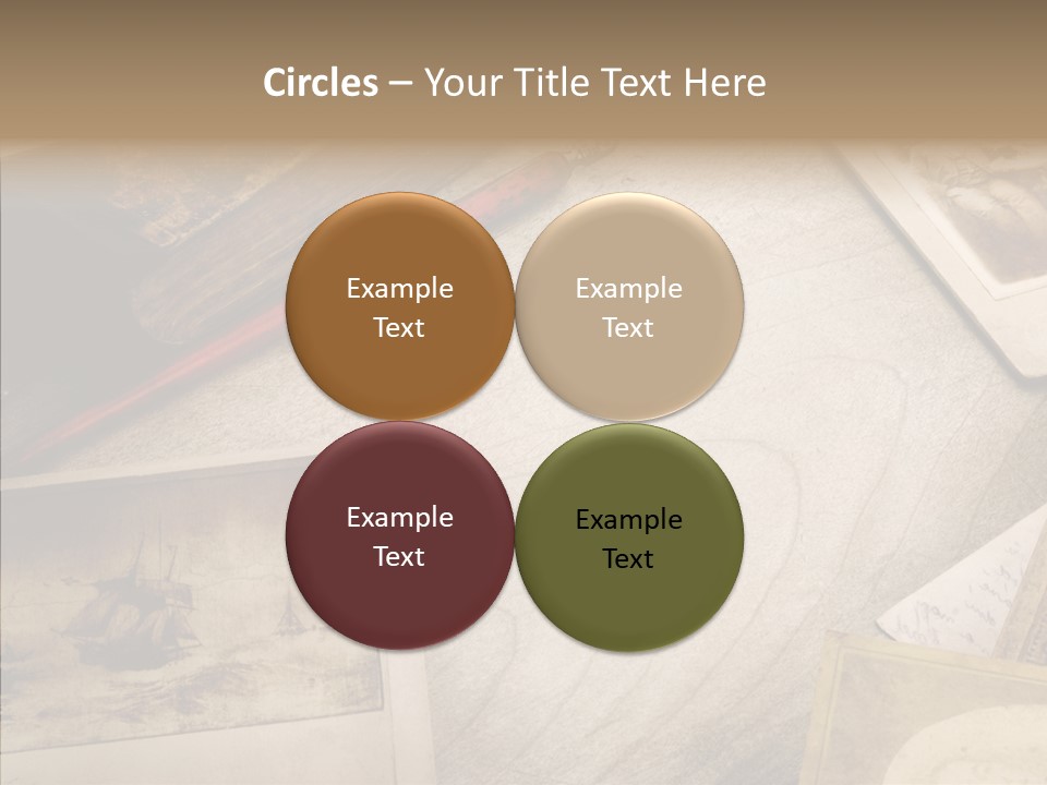 Sepia Handwriting Old Fashioned PowerPoint Template