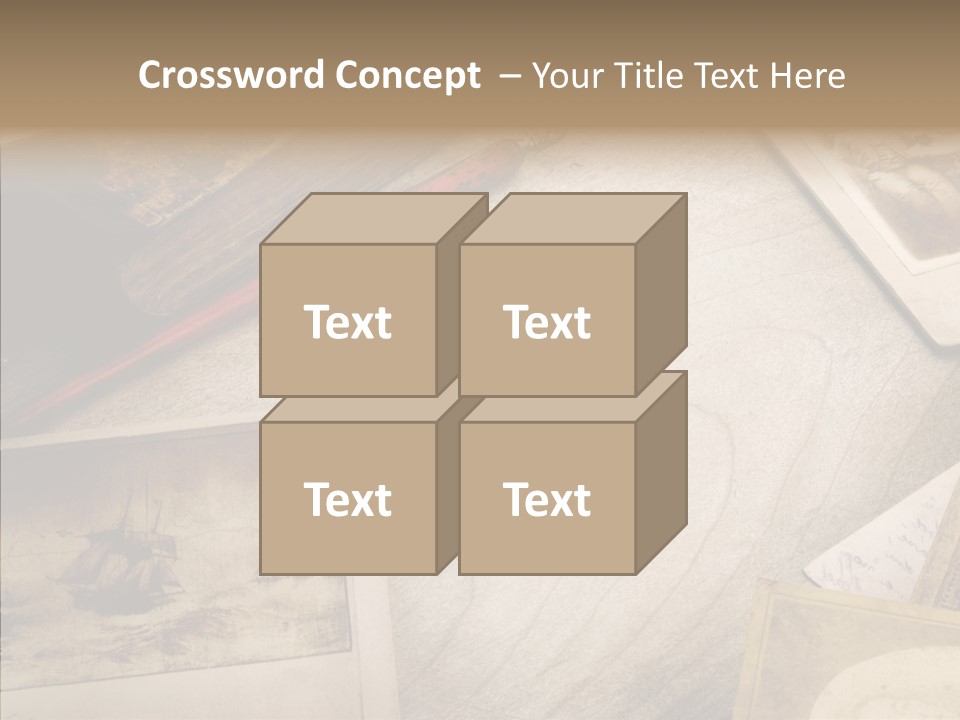 Sepia Handwriting Old Fashioned PowerPoint Template
