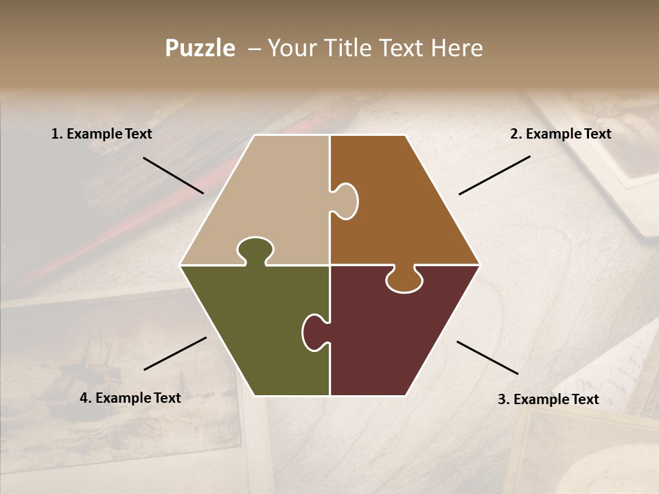 Sepia Handwriting Old Fashioned PowerPoint Template