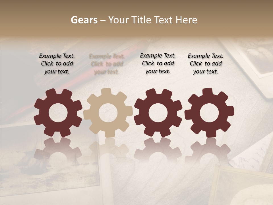 Sepia Handwriting Old Fashioned PowerPoint Template