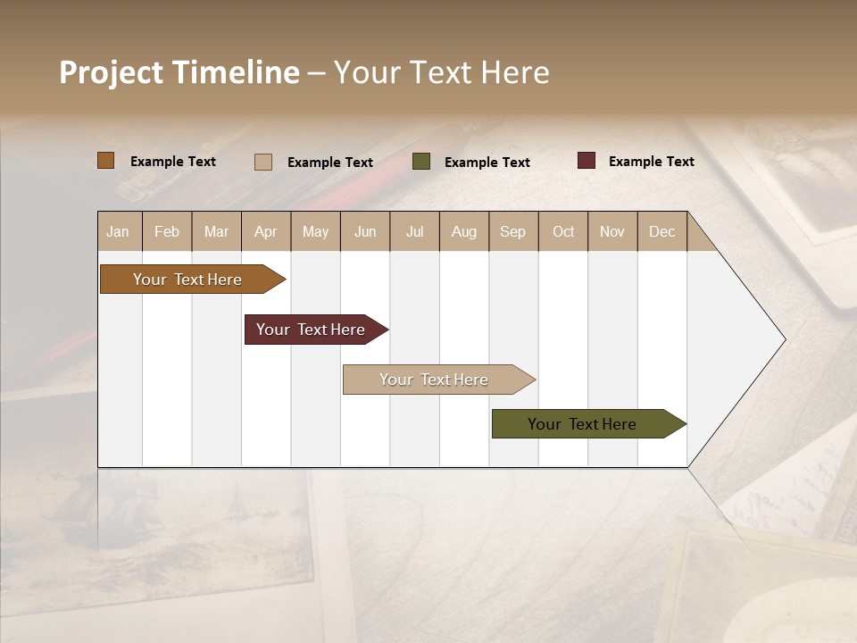 Sepia Handwriting Old Fashioned PowerPoint Template