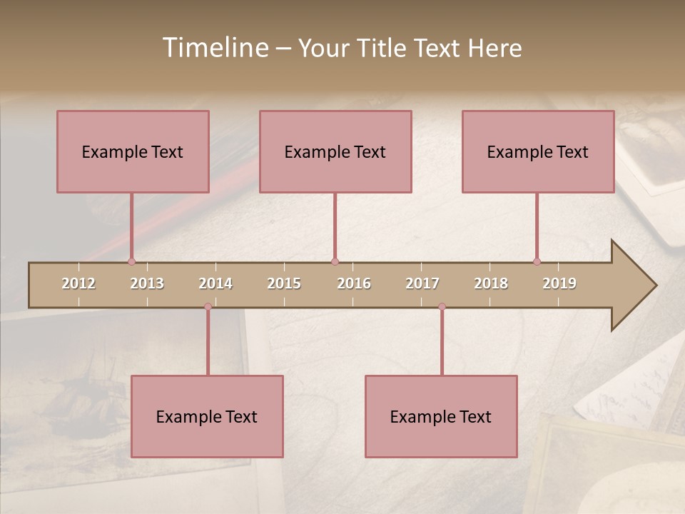 Sepia Handwriting Old Fashioned PowerPoint Template