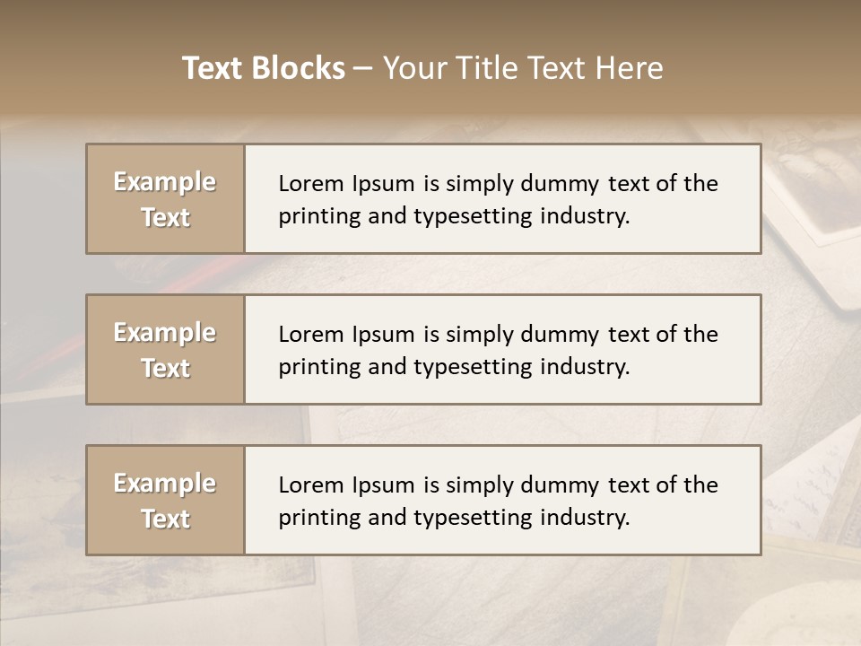 Sepia Handwriting Old Fashioned PowerPoint Template
