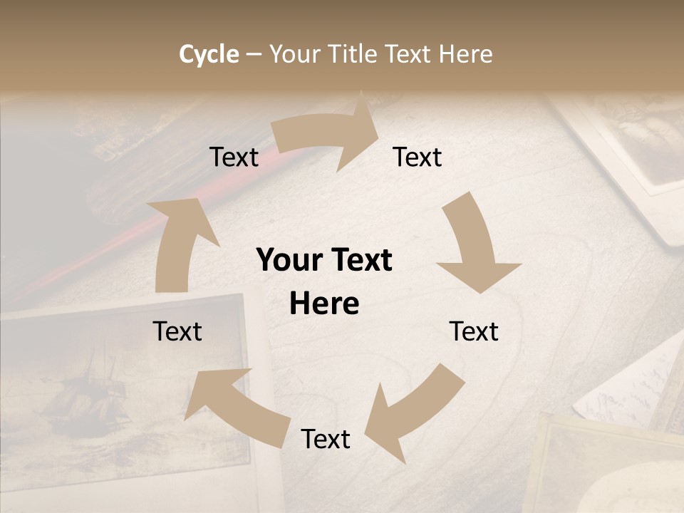 Sepia Handwriting Old Fashioned PowerPoint Template