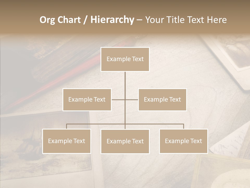 Sepia Handwriting Old Fashioned PowerPoint Template