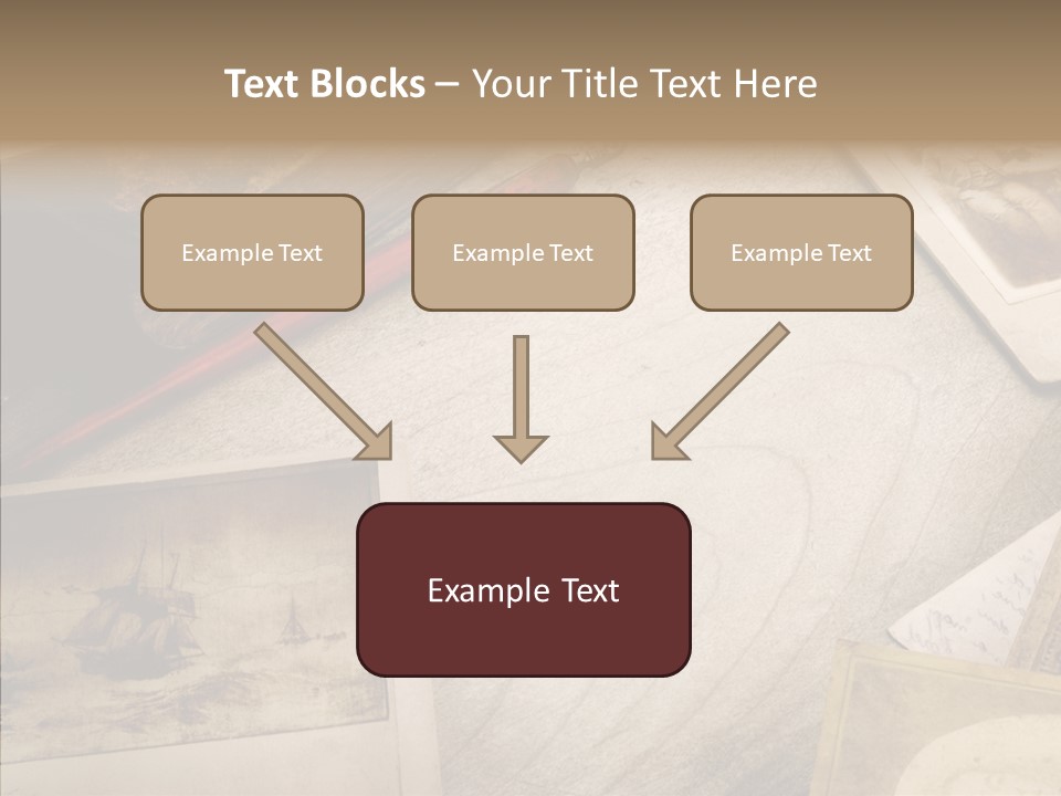 Sepia Handwriting Old Fashioned PowerPoint Template