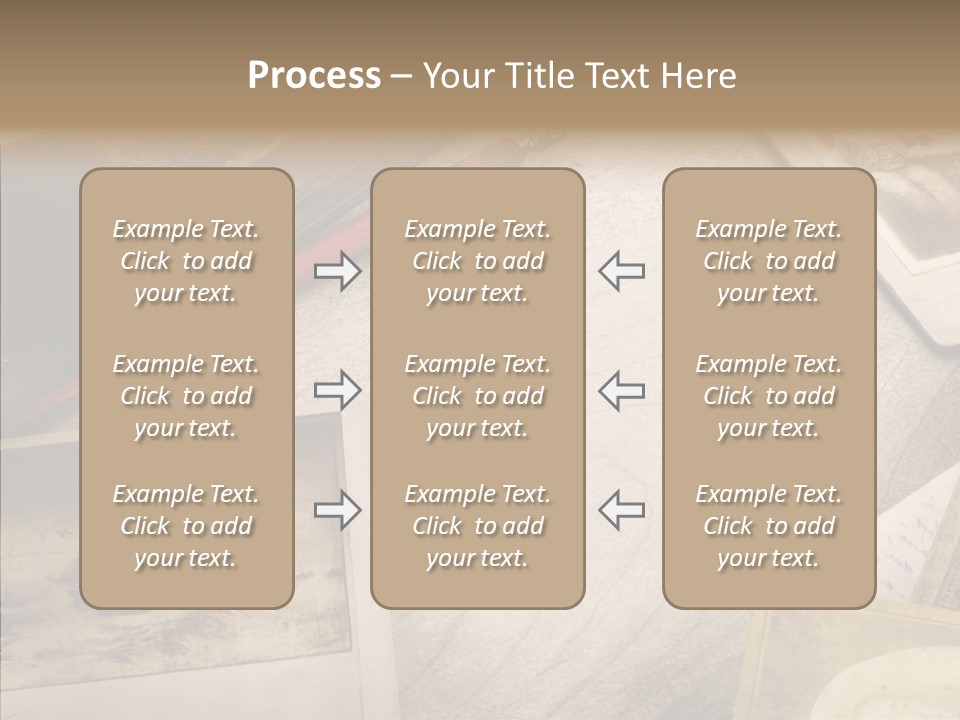 Sepia Handwriting Old Fashioned PowerPoint Template