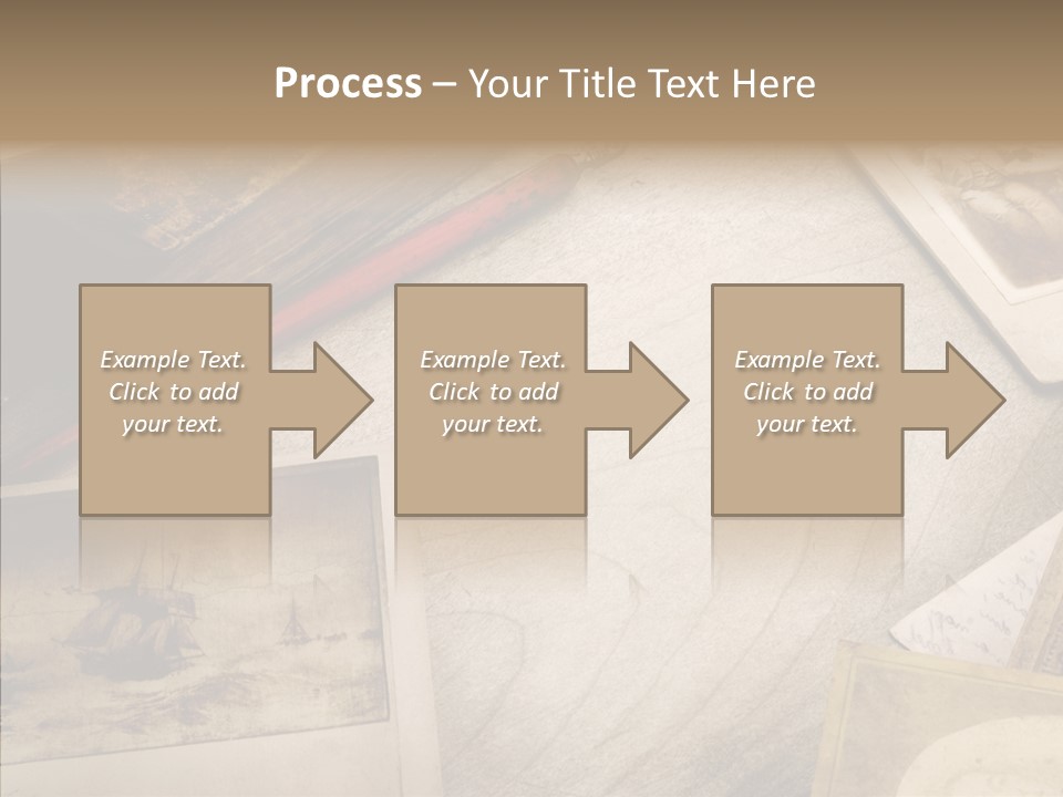 Sepia Handwriting Old Fashioned PowerPoint Template