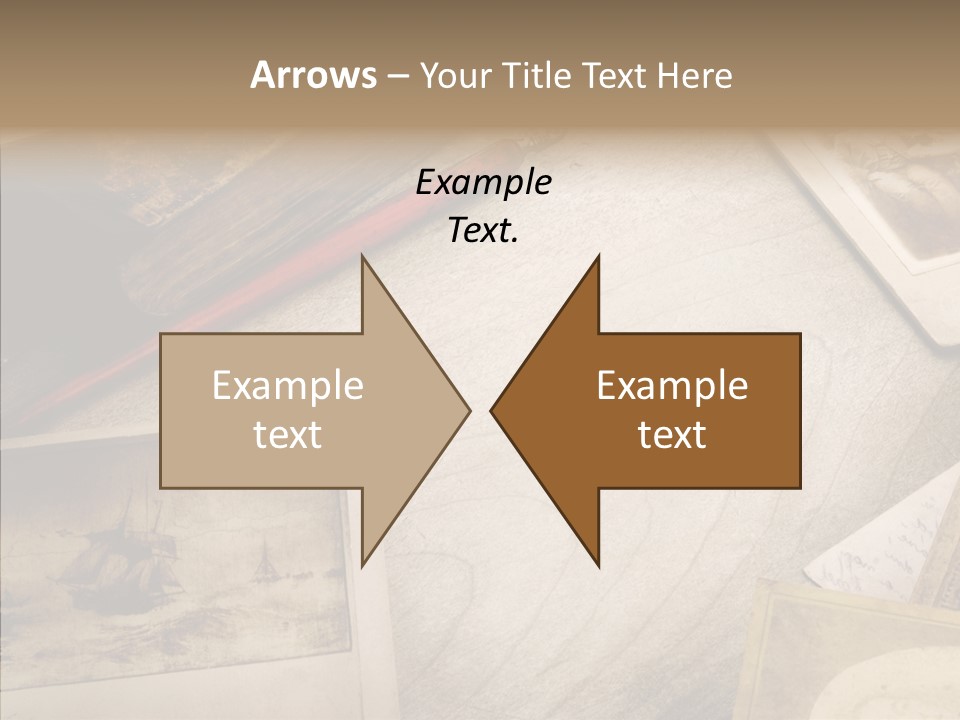 Sepia Handwriting Old Fashioned PowerPoint Template