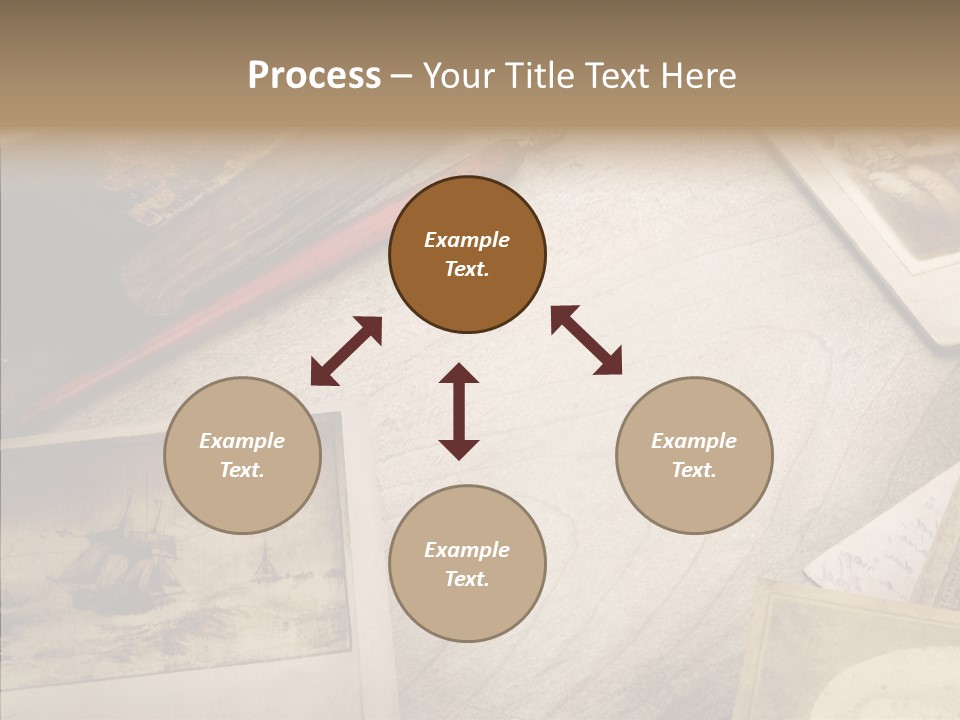 Sepia Handwriting Old Fashioned PowerPoint Template