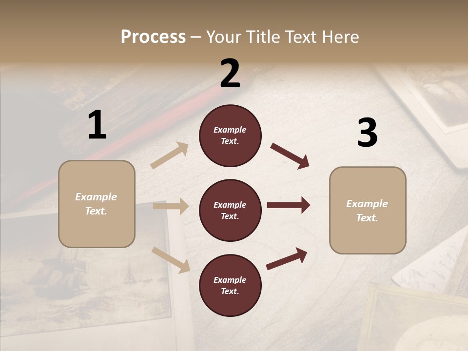 Sepia Handwriting Old Fashioned PowerPoint Template