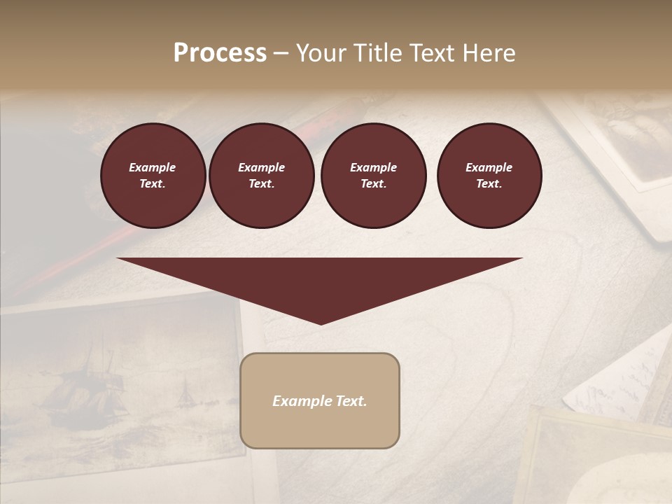 Sepia Handwriting Old Fashioned PowerPoint Template