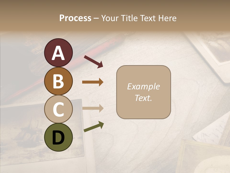 Sepia Handwriting Old Fashioned PowerPoint Template