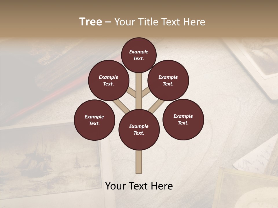 Sepia Handwriting Old Fashioned PowerPoint Template