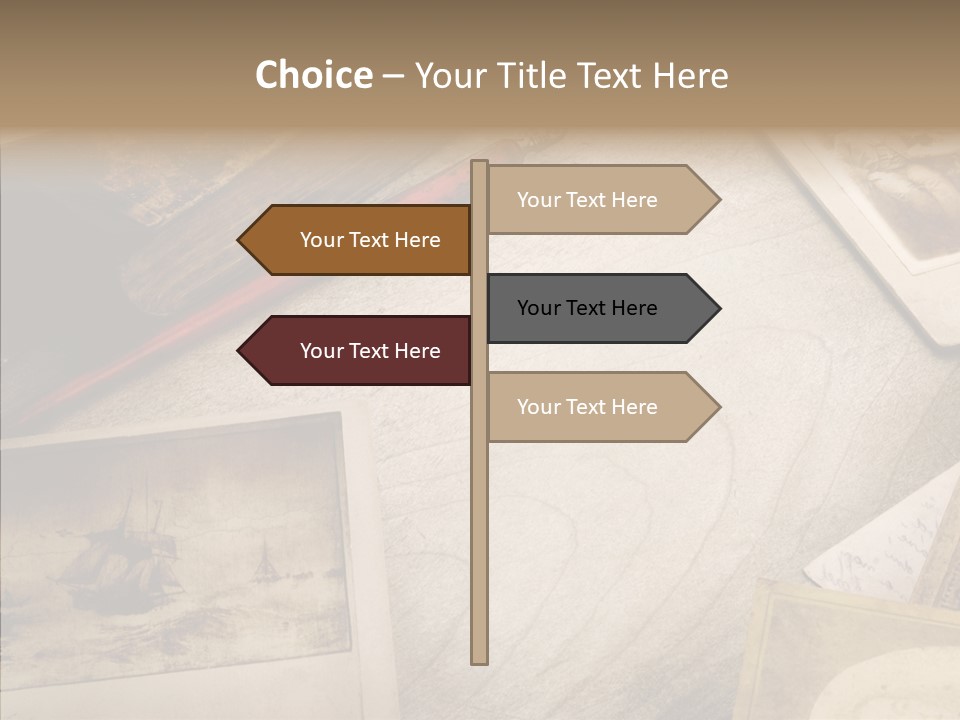 Sepia Handwriting Old Fashioned PowerPoint Template