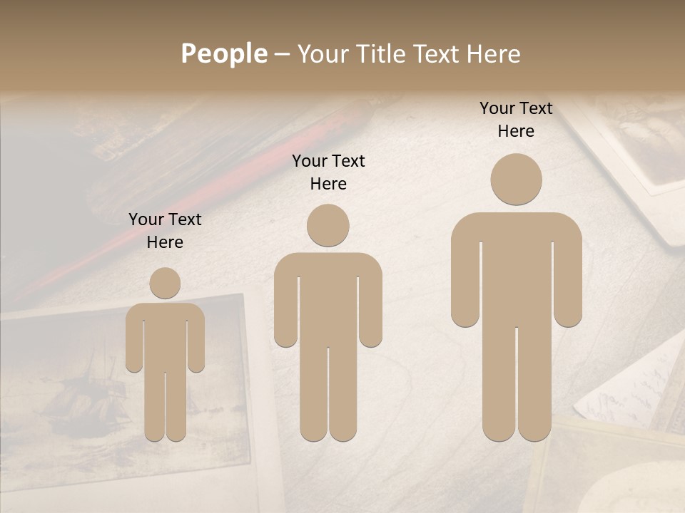 Sepia Handwriting Old Fashioned PowerPoint Template