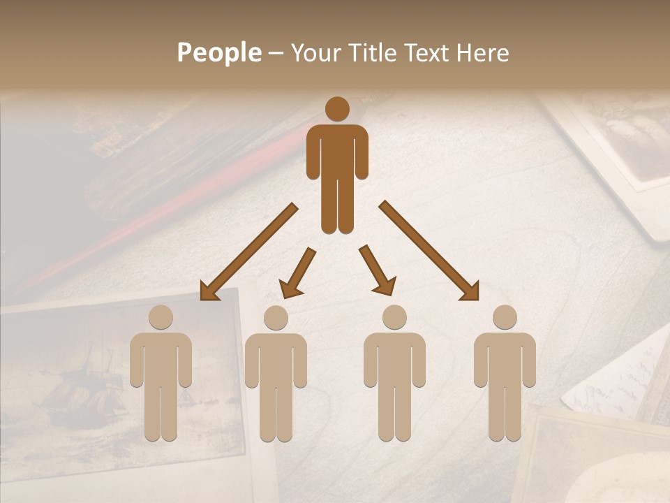 Sepia Handwriting Old Fashioned PowerPoint Template
