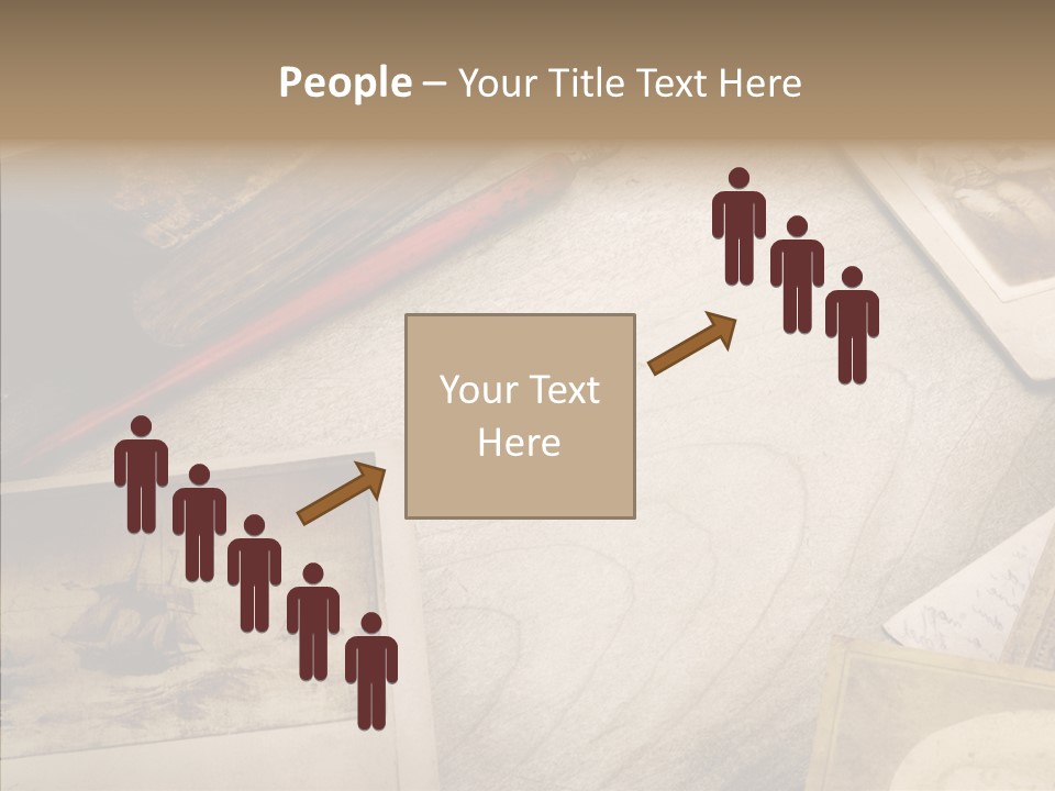 Sepia Handwriting Old Fashioned PowerPoint Template