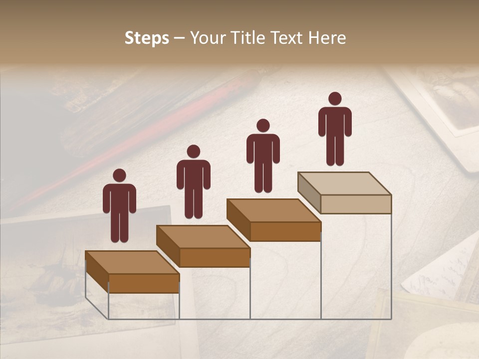 Sepia Handwriting Old Fashioned PowerPoint Template