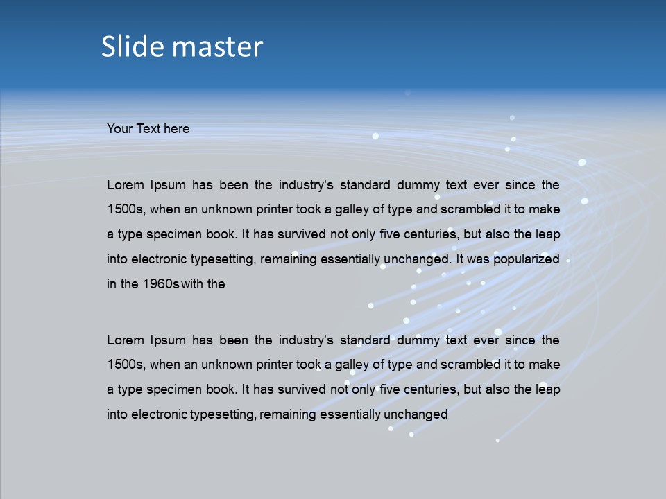 Motion Bun Beam PowerPoint Template