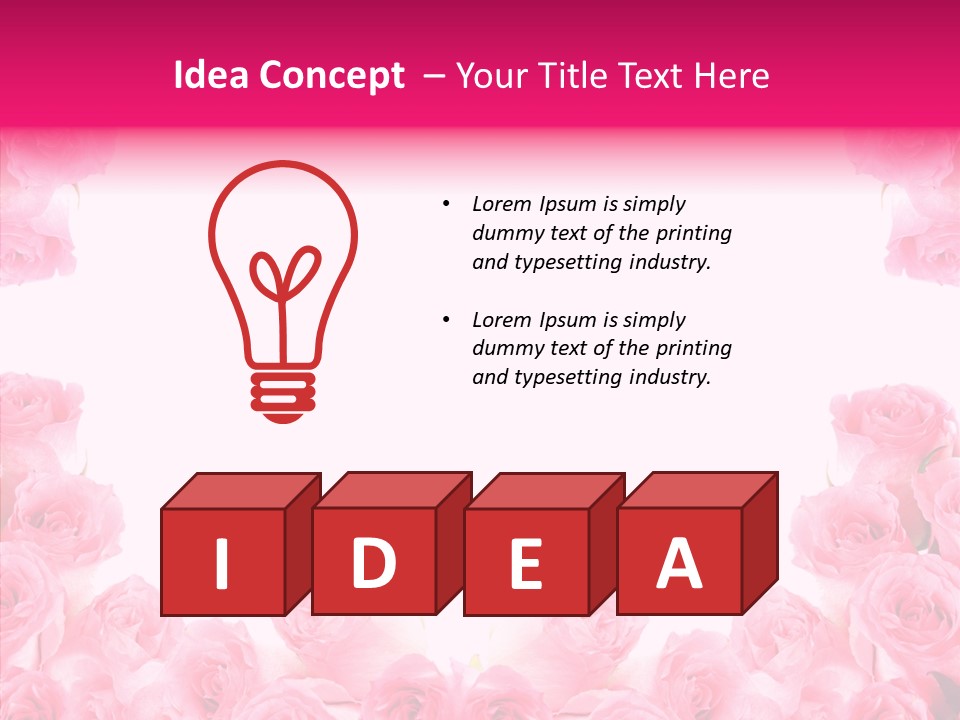 Botanical Bloom Valentine PowerPoint Template