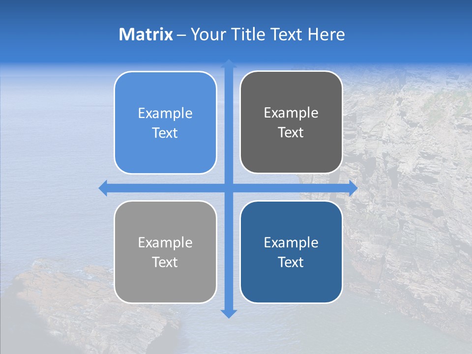 Nature Sea Landscape PowerPoint Template