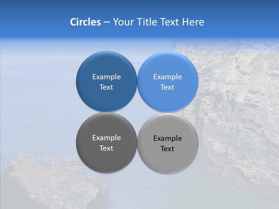 Nature Sea Landscape PowerPoint Template