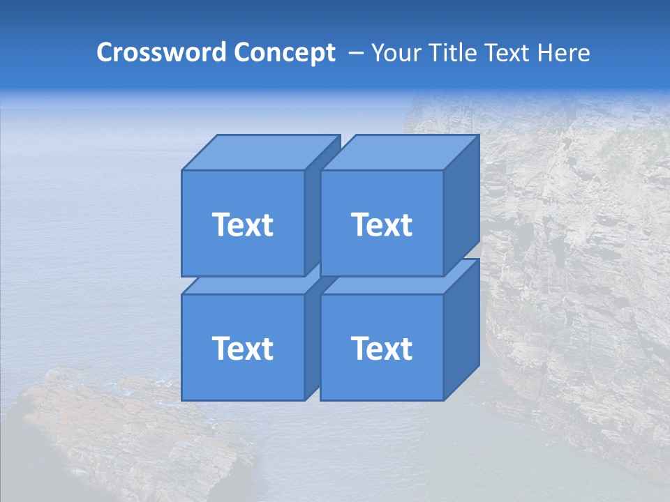 Nature Sea Landscape PowerPoint Template